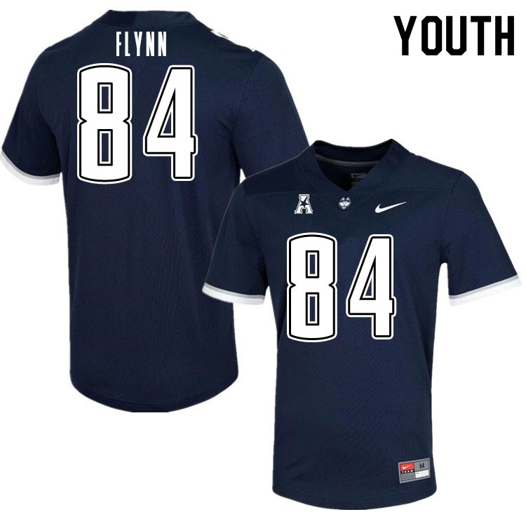 Youth #84 Jacob Flynn Uconn Huskies College Football Jerseys Sale-Navy - Click Image to Close